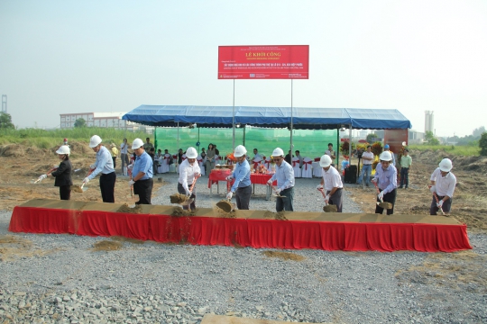 GROUND BREAKING CEREMONEY - CONTRUCTION OF WAREHOUSE AND ASSOCIATED CAI LAN OILS AND FATS INDUSTRIES COMPANY