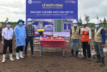 GROUNDBREAKING CEREMONY - viet uc seafood processing factory